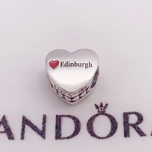 Pandora I Love Edinburgh Heart Charm